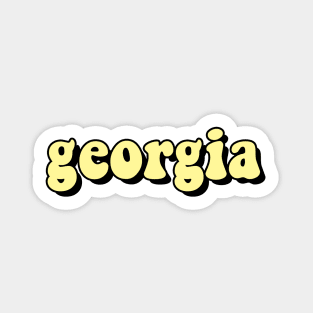 Georgia Soft Yellow Sticker